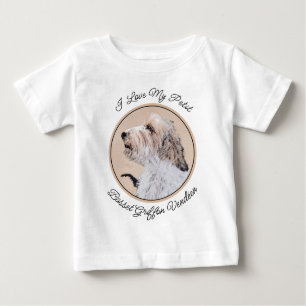 Camiseta De Bebé Pintura Petit Basset Griffon Vendéen - Arte de per