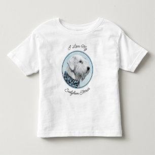 Camiseta De Bebé Pintura Sealyham Terrier - Arte Perro Original.