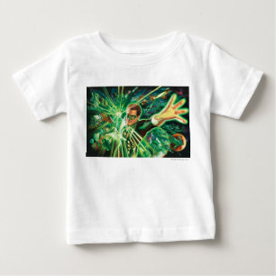 Camiseta De Bebé Pintura verde de la linterna