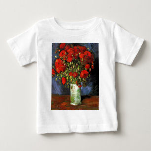 Camiseta De Bebé Pintura Vintage De Van Gogh Florero Flores En Flor