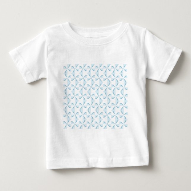 Camiseta De Bebé Pinzas azules de cielo (Anverso)
