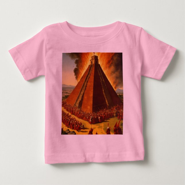 Camiseta De Bebé Piramide T-Shirt (Anverso)