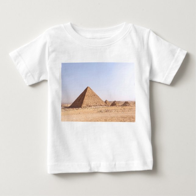 Camiseta De Bebé Pirámides de Egipto de café Mug (Anverso)