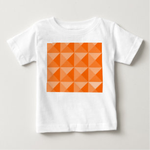 Camiseta De Bebé Pirámides naranjas