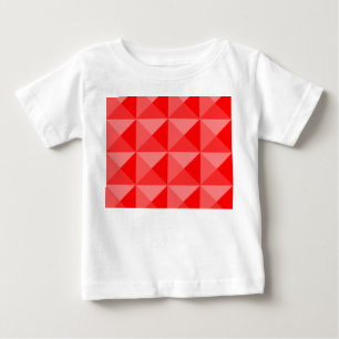 Camiseta De Bebé Pirámides rojas
