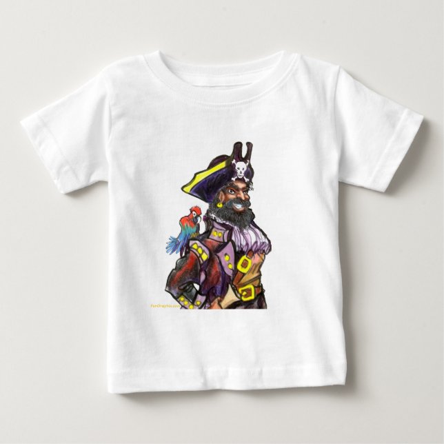 Camiseta De Bebé Pirata (Anverso)