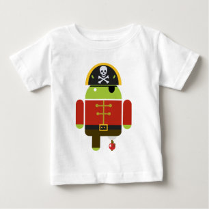 Camiseta De Bebé Pirata androide - Andy