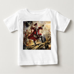 Camiseta De Bebé Pirata Santa