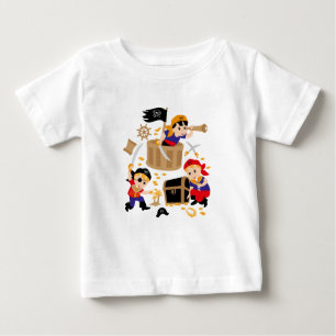 Camiseta De Bebé Piratas