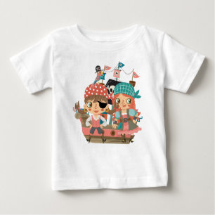 Camiseta De Bebé Piratas femeninos