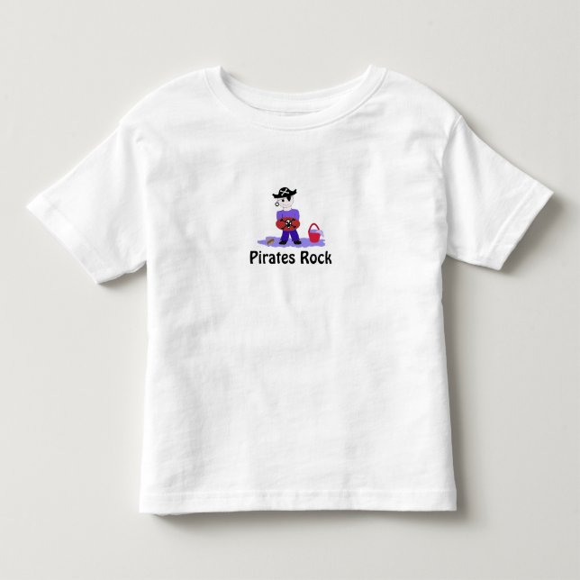 Camiseta De Bebé Piratas Rock (Anverso)