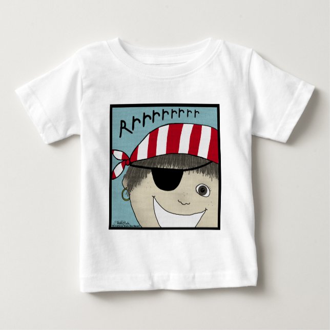 Camiseta De Bebé Pirate Boy Rrrrrr (Anverso)