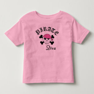 Camiseta De Bebé Pirate Diva