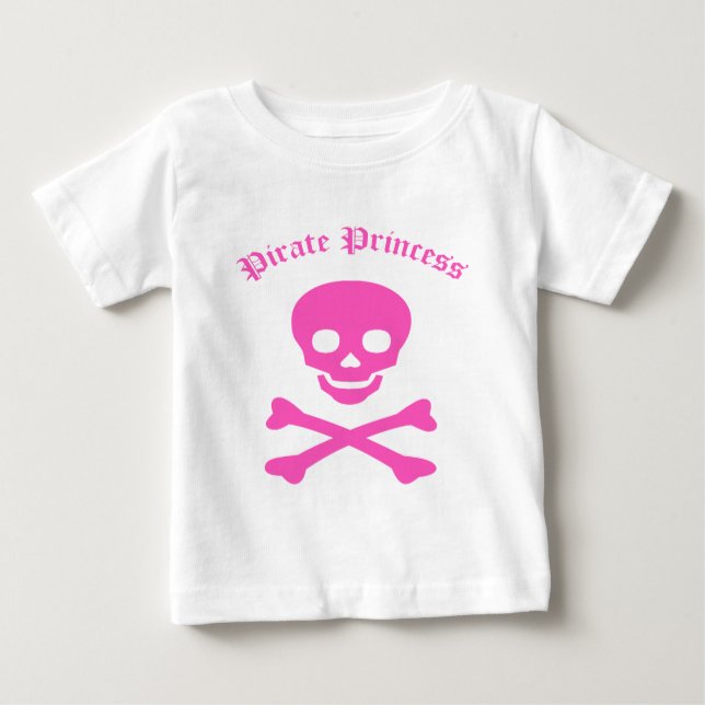Camiseta De Bebé Pirate Princess Crossbone (Anverso)