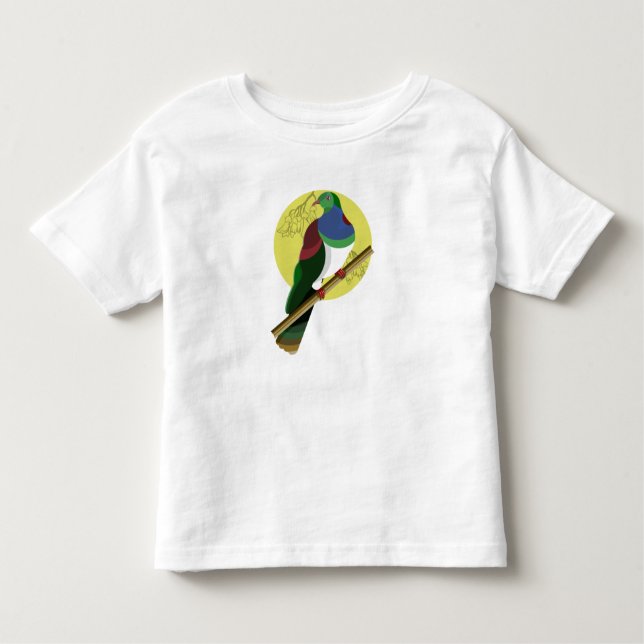 Camiseta De Bebé Piruto de madera vectorial KERERU (Anverso)