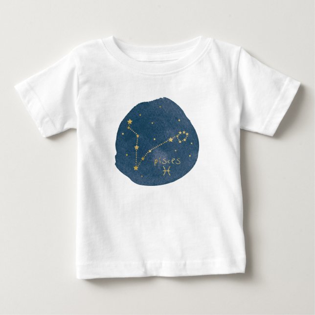 Camiseta De Bebé Pisces (Anverso)