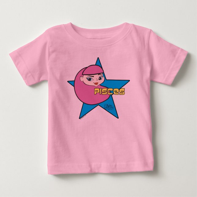 Camiseta De Bebé Pisces T-Shirt (Anverso)
