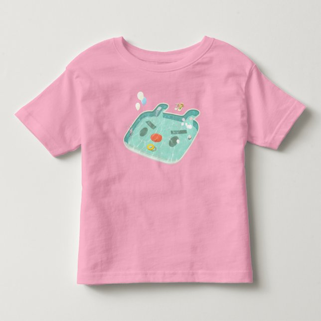 Camiseta De Bebé Piscina (Anverso)