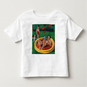 Camiseta De Bebé Piscina que vadea