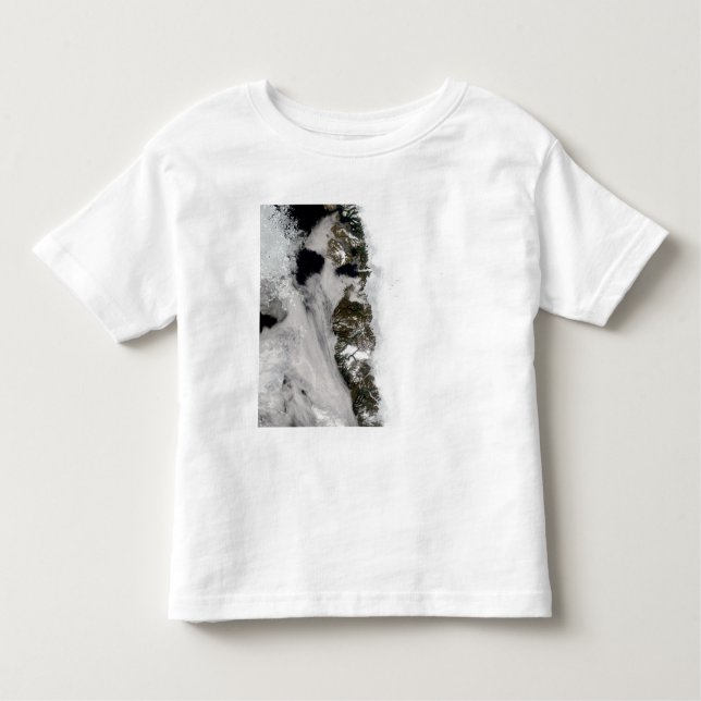 Camiseta De Bebé Piscinas de agua de Meltwater a lo largo de la cos (Anverso)