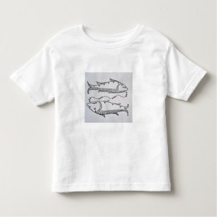 Camiseta De Bebé Piscis (los pescados) un ilustracion del 'poeta