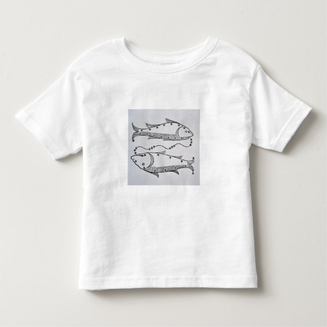 Camiseta De Bebé Piscis (los pescados) un ilustracion del 'poeta (Anverso)