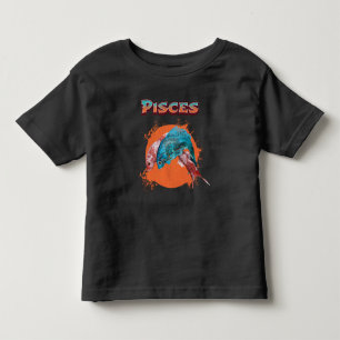 Camiseta De Bebé Piscis Pez Zodíaco Horóscopo Signo de Astrología d