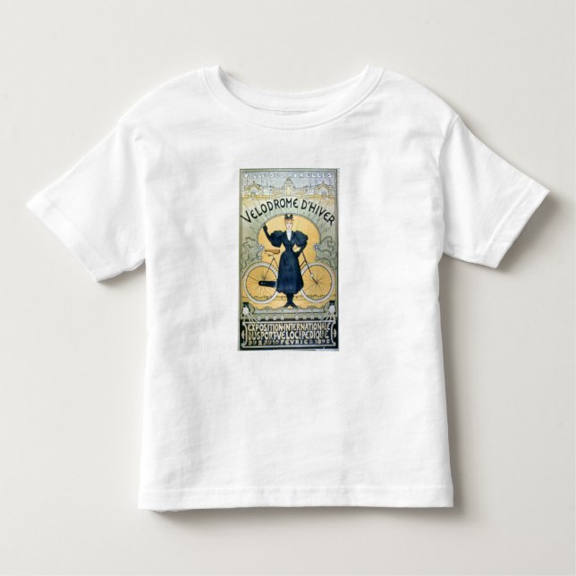 Camiseta De Bebé "Pista de Carreras del ciclo del invierno", objeto (Anverso)