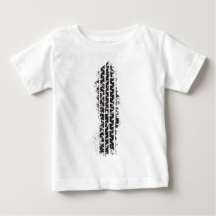 Camiseta De Bebé Pista de neumáticos