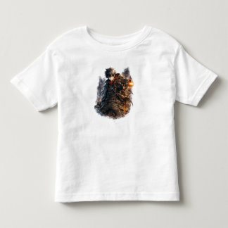 Camiseta De Bebé Pistolero de Neón Cielos Ígneos
