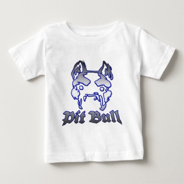 Camiseta De Bebé Pitbull (Anverso)