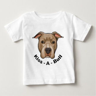 Camiseta De Bebé Pitbull de Beso-UNO-Bull
