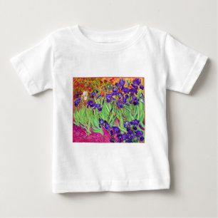 Camiseta De Bebé PixDezines van gogh iris/st. remy