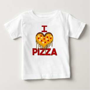 Camiseta De Bebé ¡Pizza del amor de los bebés TAMBIÉN!
