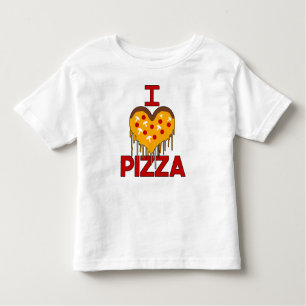 Camiseta De Bebé Pizza del amor del niño