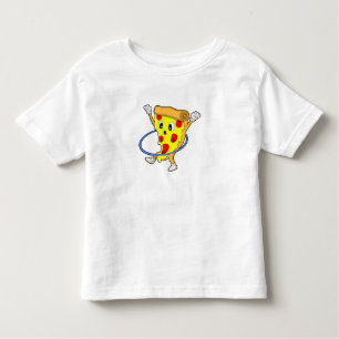 Camiseta De Bebé Pizza en Fitness con neumáticos Fitness.PNG