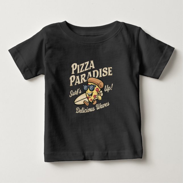 Camiseta De Bebé Pizza Paradise (Anverso)