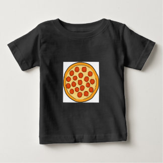 Camiseta De Bebé Pizza Pizza entera Pepperoni Dibujo Arte Yum