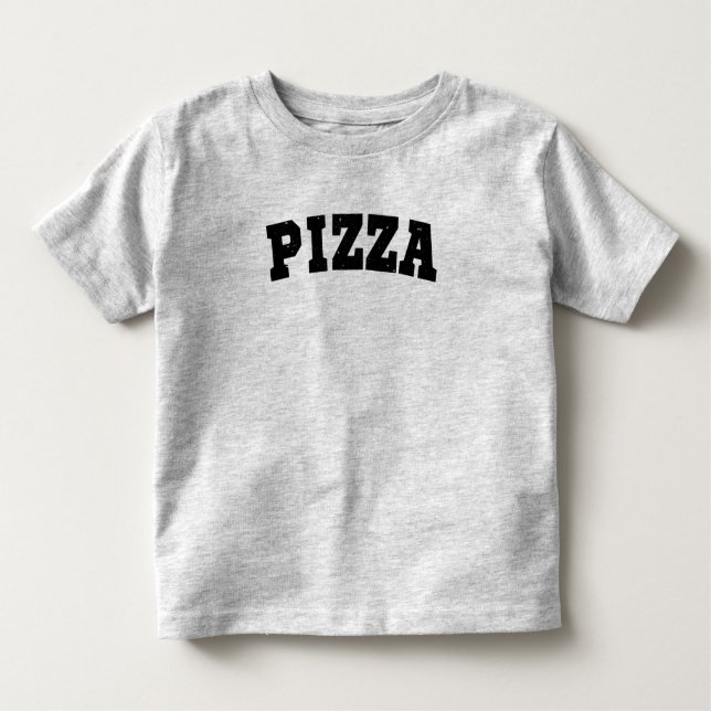 Camiseta De Bebé Pizza T-Shirt (Anverso)