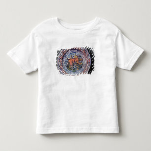 Camiseta De Bebé Placa de Delft con las vistas de la torre de