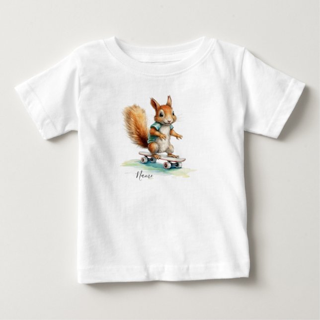 Camiseta De Bebé Placa de esquí acuática (Anverso)