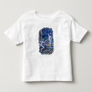 Camiseta De Bebé Placa de Limoges que representa Adán y a Eva,
