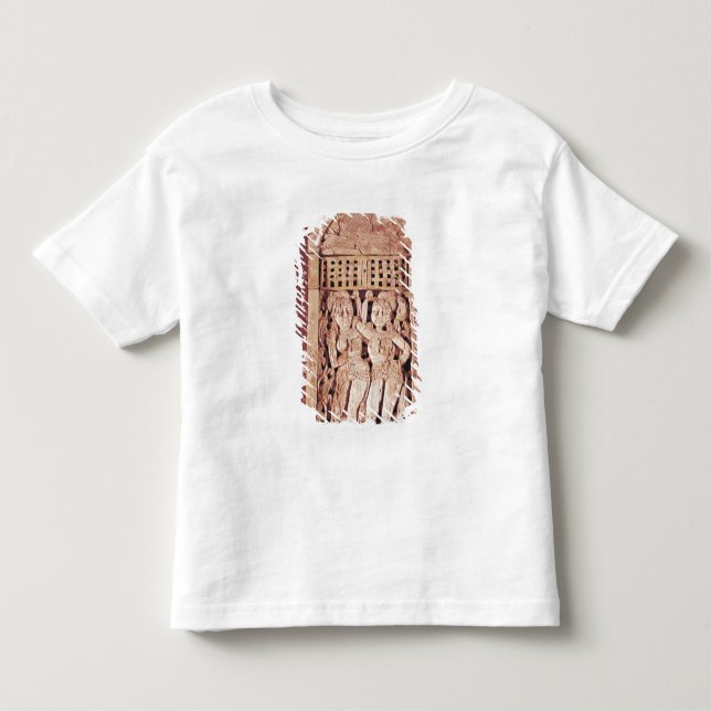 Camiseta De Bebé Placa india tallada (Anverso)