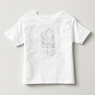 Camiseta De Bebé Placa IV, ilustrando el asunto X