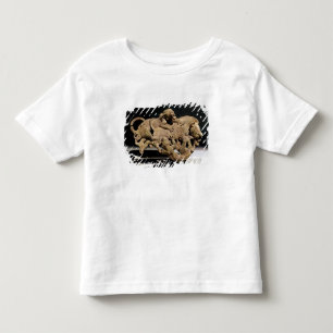 Camiseta De Bebé Placa ornamental que representa un jabalí
