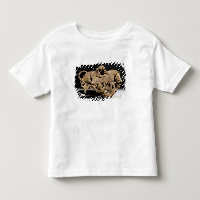 Camiseta De Bebé Placa ornamental que representa un jabalí (Anverso)