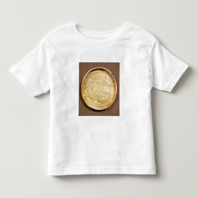 Camiseta De Bebé Placa (oro) (Anverso)
