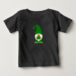 Camiseta De Bebé Plaid Shamrock Gnome - St. Patrick's Day Baby