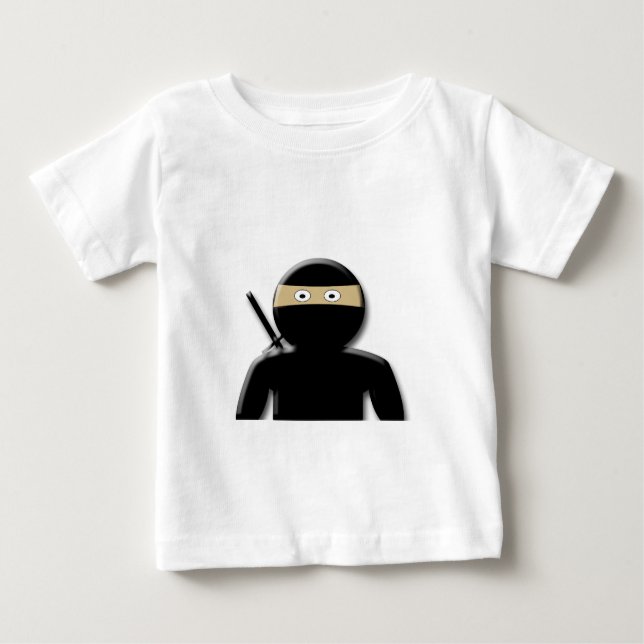 Camiseta De Bebé Plain Ninja Shirt (Anverso)