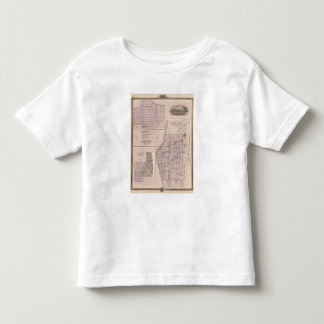 Camiseta De Bebé Plan de Iowa City, plan de Marengo
